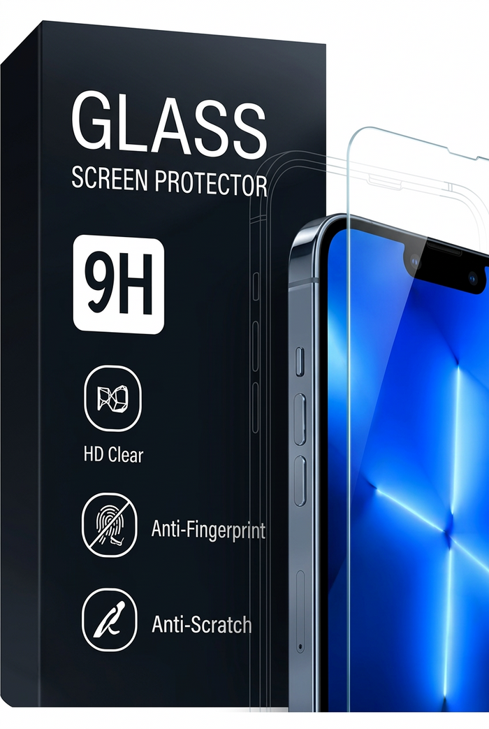 iPhone 13 Pro Max tempered glass screen protector main image